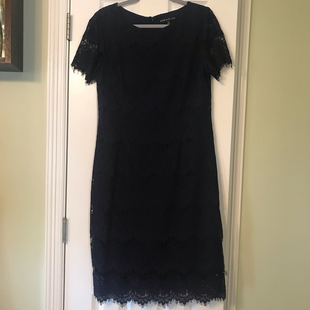 Preston & York Navy Lace Dress